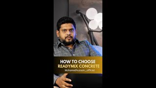 How to choose quot Readymix Concrete quot❤️☝️Note it Down ♥️👇✍️ chennai home civilengineering [upl. by Spearing961]