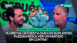 Goleada 40 de CRISTAL a S HUANCAYO para retomar la punta del TORNEO APERTURA  DESPUÉS DE TODO ⚽🎙️ [upl. by Asirak]