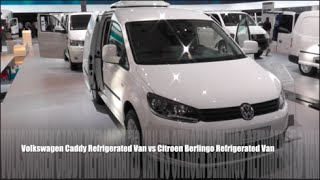 Volkswagen Caddy Refrigerated Van 2015 vs Citroen Berlingo Refrigerated Van 2015 [upl. by Vasilis]