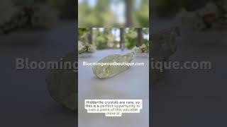 hiddenite rare valuable minerals crystals gemstones rockhounding usa crystalshop rocks [upl. by Yenttihw]