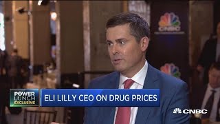 Eli Lilly CEO Its time for a change in the drug pricing system [upl. by Irvin]