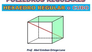 HEXAEDRO REGULAR o CUBO [upl. by Bibby]