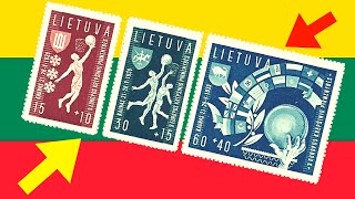 MOST VALUABLE RARE LITHUANIA STAMPS of values  philately [upl. by Duke392]