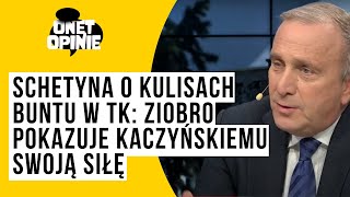 Schetyna o kulisach buntu w TK Ziobro pokazuje Kaczyńskiemu swoją siłę [upl. by Htederem32]