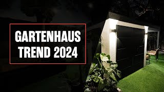 Der GartenTrend 2024 Verputzte Gartenhäuser massiv auf Maß gefertigt [upl. by Haila655]