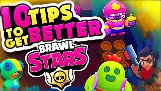 10 TIPS TO GET BETTER in BRAWL STARS [upl. by Nosylla]