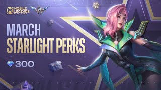 March StarLight Perks  Valentina quotCyber Agentquot  Mobile Legends Bang Bang [upl. by Wilma]