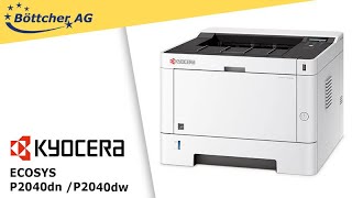 Laserdrucker Kyocera ECOSYS P2040dn  P2040dw [upl. by Clausen320]