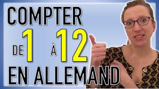 ✌️Japprends à COMPTER de 1 à 12 en ALLEMAND 👌 niveau débutant [upl. by Suh806]