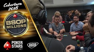 BSOP MILLIONS 2018  Pokerstars LiveXperience [upl. by Einreb]