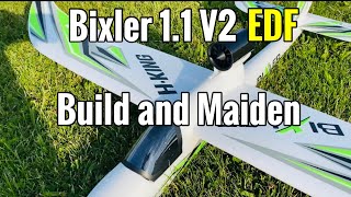 HKing Bixler 11 V2 EDF Build and Maiden Flight  Diy 3 Channel Rc Plane [upl. by Aneloaup]