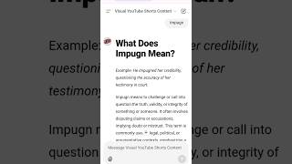 What Does Impugn Mean [upl. by Ahsoek]