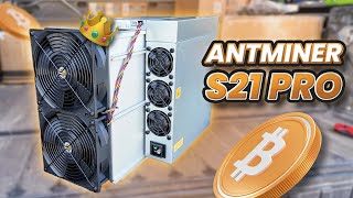 Bitmain Antminer S21 Pro Review and Bitcoin Mining Profitability [upl. by Avie]