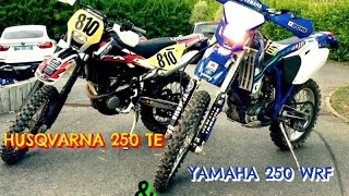 TEST12 HUSQVARNA TE 250 et Première fois en ENDURO  PUR KIFF [upl. by Landsman]