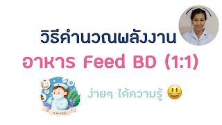 วิธีคำนวณพลังงานอาหาร Feed BD Blenderized diet  สำหรับนักศึกษาพยาบาล [upl. by Augustina]