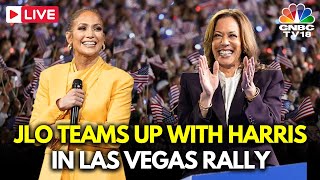 LIVE Jennifer Lopez Campaigns With Kamala Harris at Las Vegas Rally for Latino Votes  Mana  N18G [upl. by Schumer498]