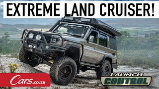 Modified 76 Series Land Cruiser  Is this the most extreme Land Cruiser in SA [upl. by Asserat767]