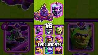 MEGA CABALLERO EVOLUCIONADO vs TODAS LAS EVOLUCIONES  clashroyale [upl. by Tabitha]