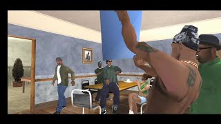 GTA Sa the real good ending modedd cutscene Ryder and big smoke back to grove street [upl. by Alpers]