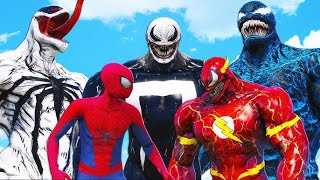 GTA V VENOM GROUP KIDNAP SPIDER MAN BROTHERS WITH IRON MAN SAVE SUPER MANgta viralvideo shorts [upl. by Rikahs]