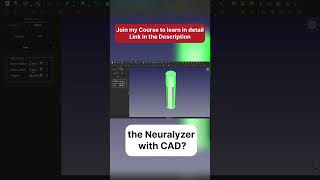 How to create the Neuralyzer from MIB with CAD freecad meninblack movie cad 3dprinting 3d [upl. by Titos]