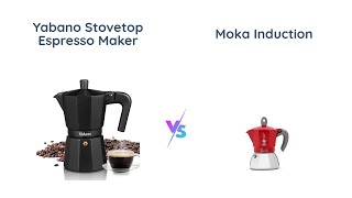 Yabano vs Bialetti Stovetop Espresso Maker Comparison [upl. by Alolomo]