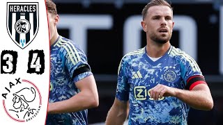 Heracles Almelo  Ajax 34 Samenvatting  Eredivisie  20242025 [upl. by Anitap]