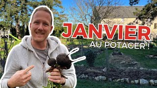 JANVIER au jardin POTAGER  👨‍🌾🥶 [upl. by Newmann]