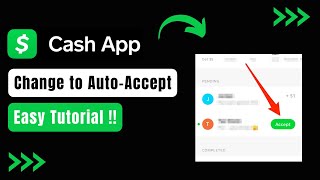 How to Change Cash App to Auto Accept [upl. by Rehm]