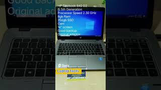 HP Elitebook 840 G2 i5 5th Generation 8gb Ram256gb SSD Cam14quot screen shorts laptopfacts [upl. by Aicad]