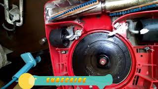 How to replace the fan impeller on a Sanitaire Upright Commercial Vacuum Cleaner [upl. by Okimuk603]