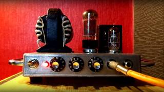 DIY Garage guitar Amp  demo [upl. by Eladnor]