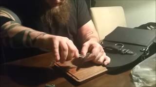 How to install rivets eyelets in leather belts [upl. by Waine]