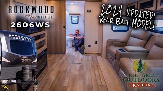 2024 UPDATED Rear Bath Rockwood Ultra Lite  2024 Rockwood Ultra Lite 2606WS [upl. by Elda710]