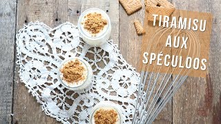 RECETTE  Tiramisu aux spéculoos [upl. by Yhotmit492]