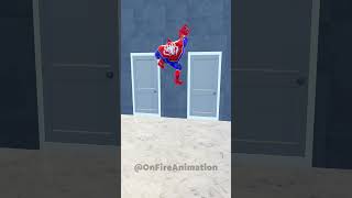 Spiderman Shark Knock Door Prank x Hulk x Venom Variant 😂  Funny Animation ytshorts viral [upl. by Clemente]