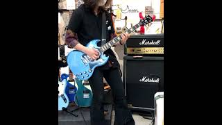 Gibson Modern Collection SG Standard Pelham Blue 201310304 Tone Check [upl. by Izawa817]