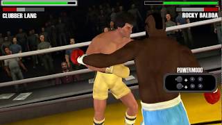 Rocky Balboa  PSP PPSSPP Clubber Lang vs Rocky Balboa  Historical Fight [upl. by Getter]