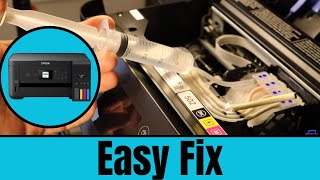 Epson ET 2750  How To Clean Printhead  Printer Error Solved [upl. by Mead204]