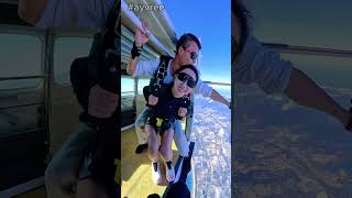 Skydiving Record Exciting Moments🚁🪂shortskydivingskydivetraveladventurefreefall [upl. by Nepean177]