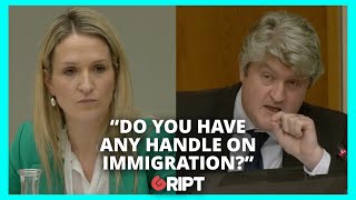 WATCH McEntee grilled on Irelands asylum seeker returns [upl. by Ludba]