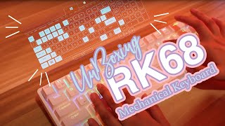 Royal KludgeG68RK68RK837 MechKeyboard  Trimodes Red Switch amp RGB HOTSWAP  Unboxing  LM Channel [upl. by Sabra]