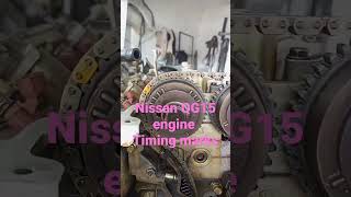 Nissan QG15 engine timing marks [upl. by Siegfried]