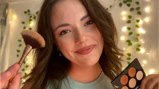 Bubbly Friend Makeup Roleplay ASMR  pampering personal attention whispered [upl. by Hilaire546]