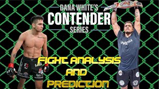 Contender Series Jose Delgado vs Ernie Juarez Fight Analysis amp Prediction Week 1 [upl. by Zetrom742]