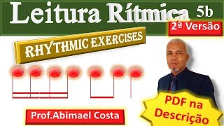 TEORIA MUSICAL LEITURA RITMICA INICIANTE 5 b  Music theory 5 b [upl. by Khai227]