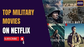 REVIEW TOP MILITARY MOVIES ON NETFLIX RIGHT NOW trailers 🎥🍿 [upl. by Rennug640]