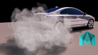 Burnout MAYA FLUIDS VFX tutorial [upl. by Terri474]