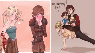 Funny How To Train Your Dragon Comics  HTTYD Comics GO MOMMY [upl. by Ndnarb402]