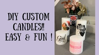 DIY Custom Candles [upl. by Amled374]